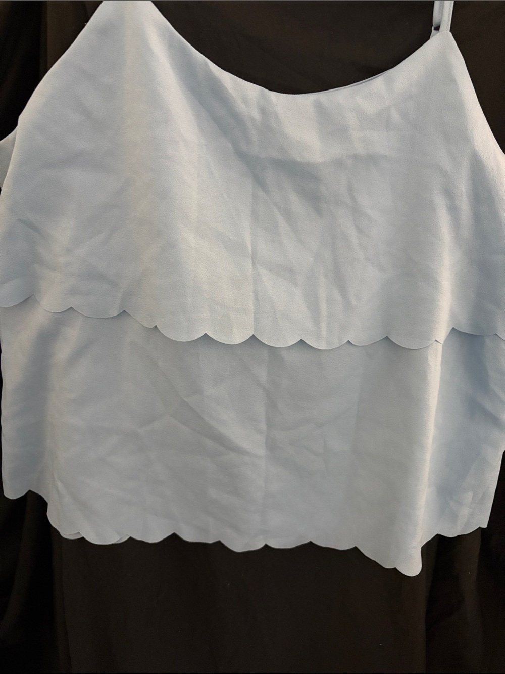 Womens light blue camisol top